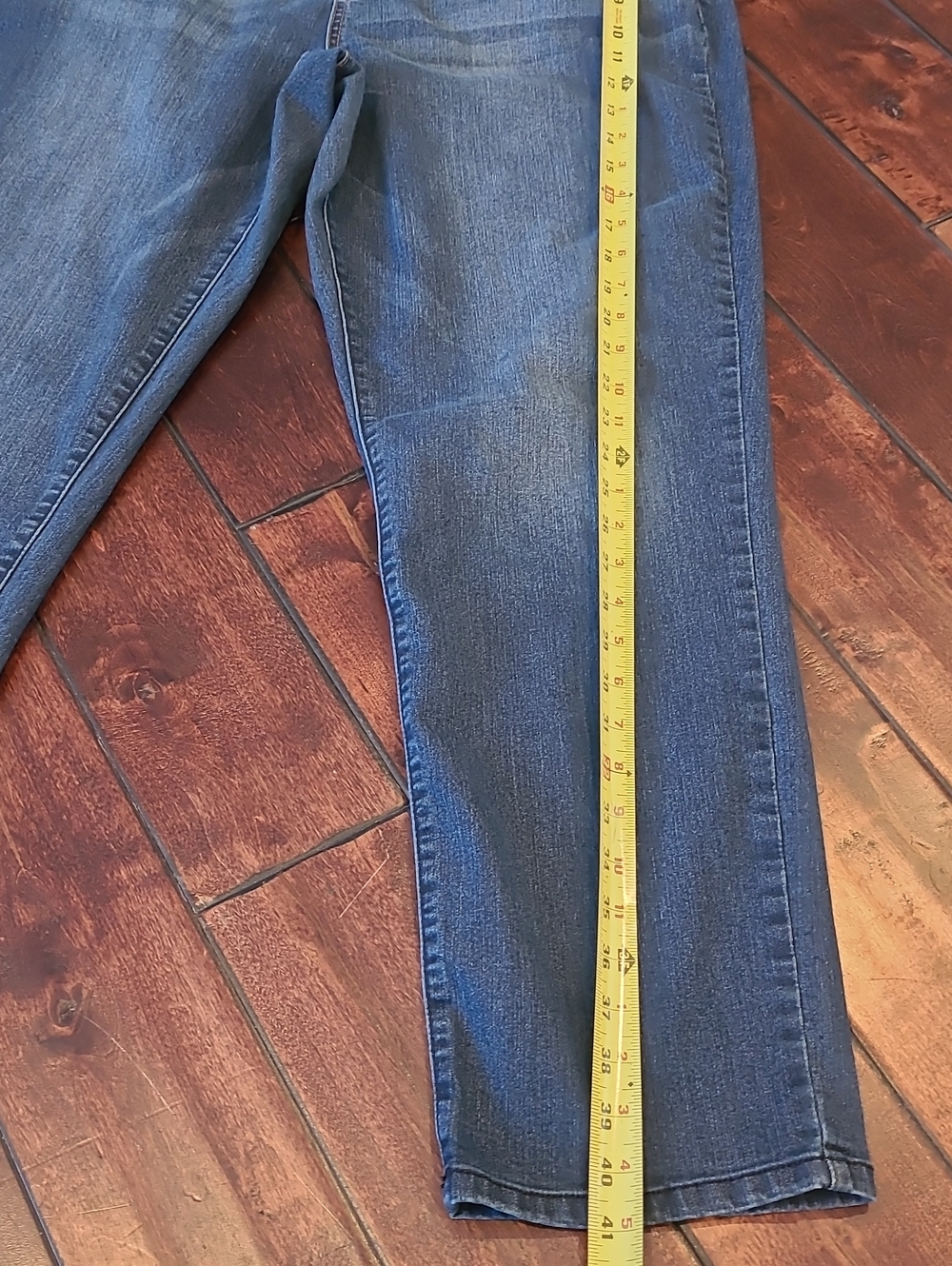 Democracy Blue Ab Technology Classic Straight-Leg Blue Jeans Size 18W - Picture 2 of 8